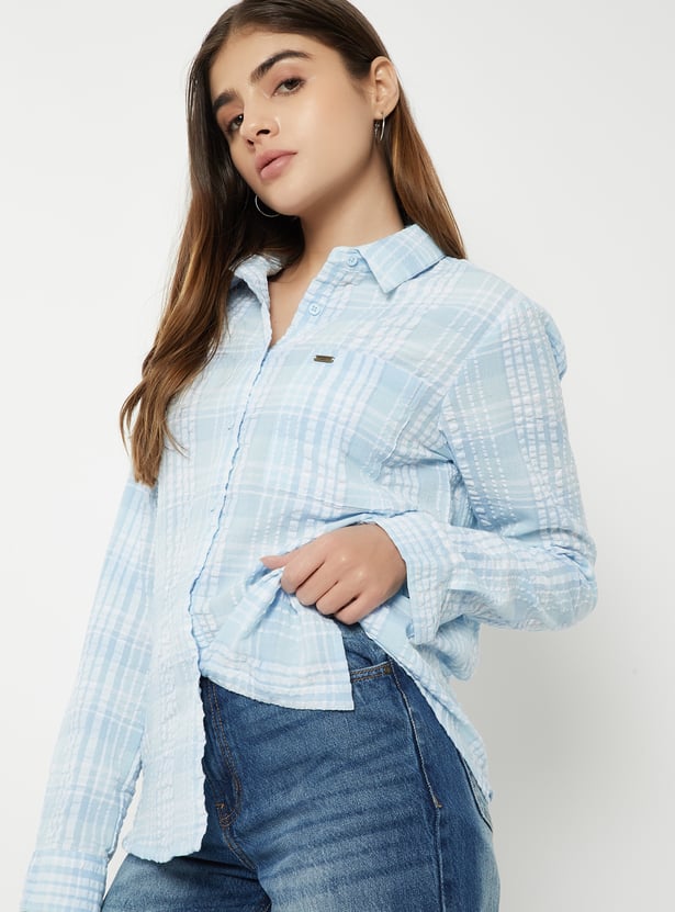 Women Checked Shirt