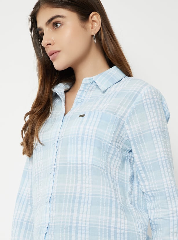 Women Checked Shirt