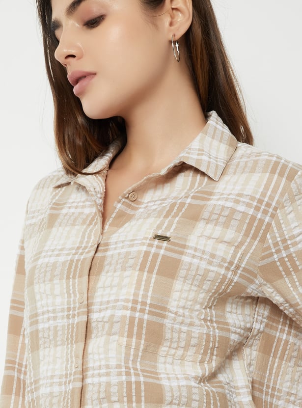 Women Checked Shirt