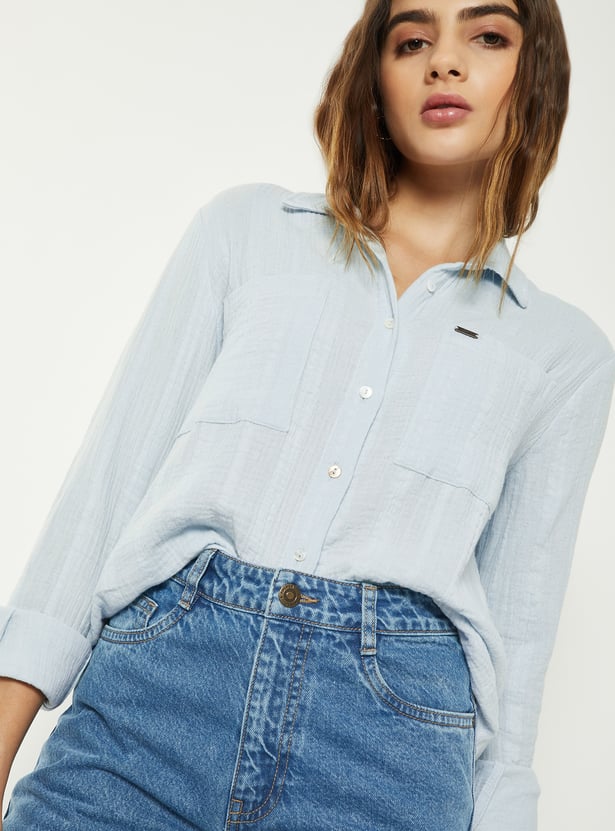 Women Solid Shirt