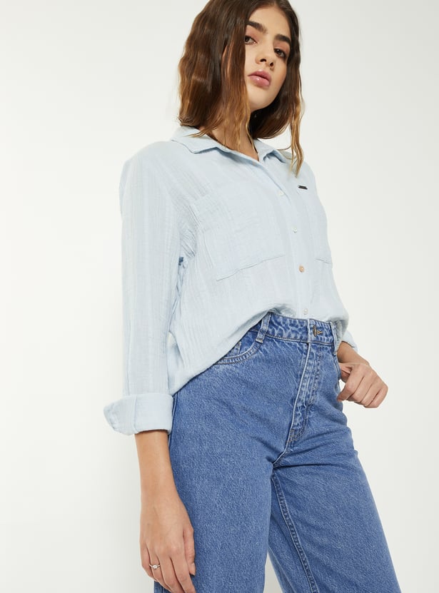 Women Solid Shirt