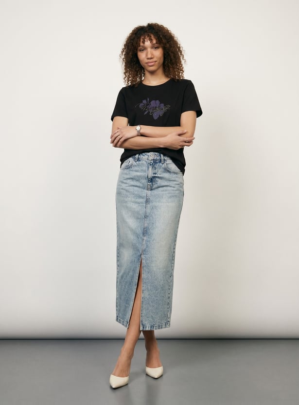 Women Embellished T-shirt