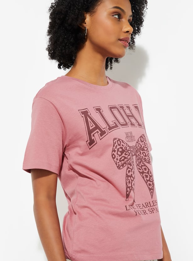 URB_N Women Printed Relaxed Fit T-shirt