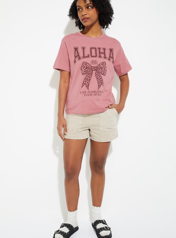 URB_N Women Printed Relaxed Fit T-shirt