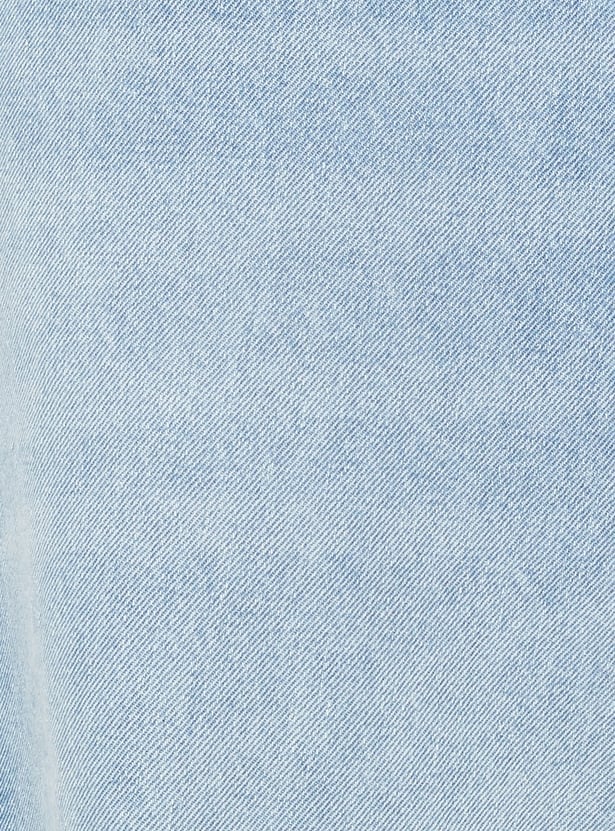 Men Washed Baggy Fit Jeans