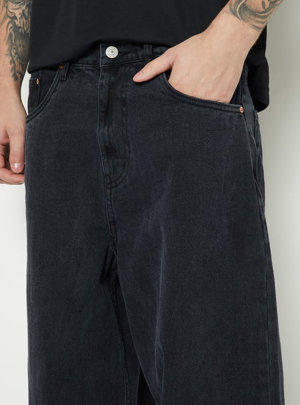 Men's Dark Wash Loose Fit Jeans
