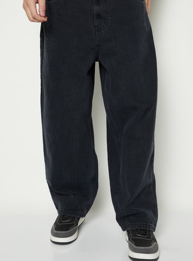 Men's Dark Wash Loose Fit Jeans
