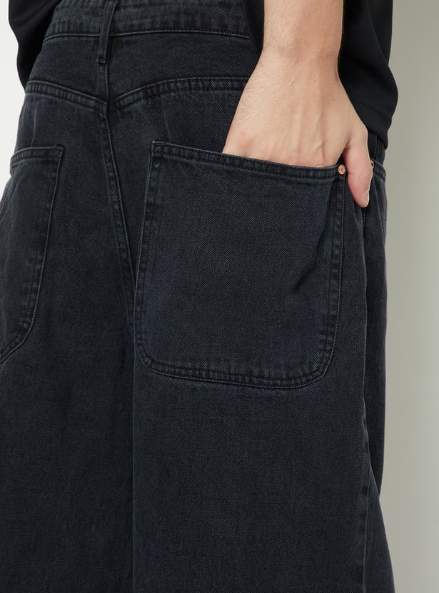 Men's Dark Wash Loose Fit Jeans