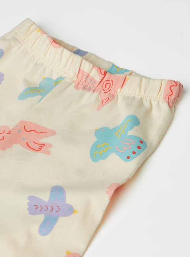 Girls Printed Leggings