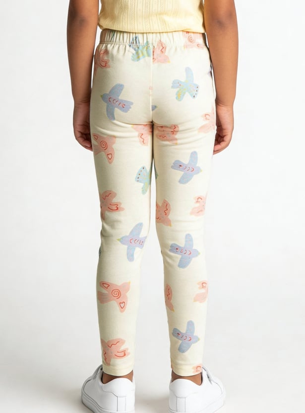 Girls Printed Leggings