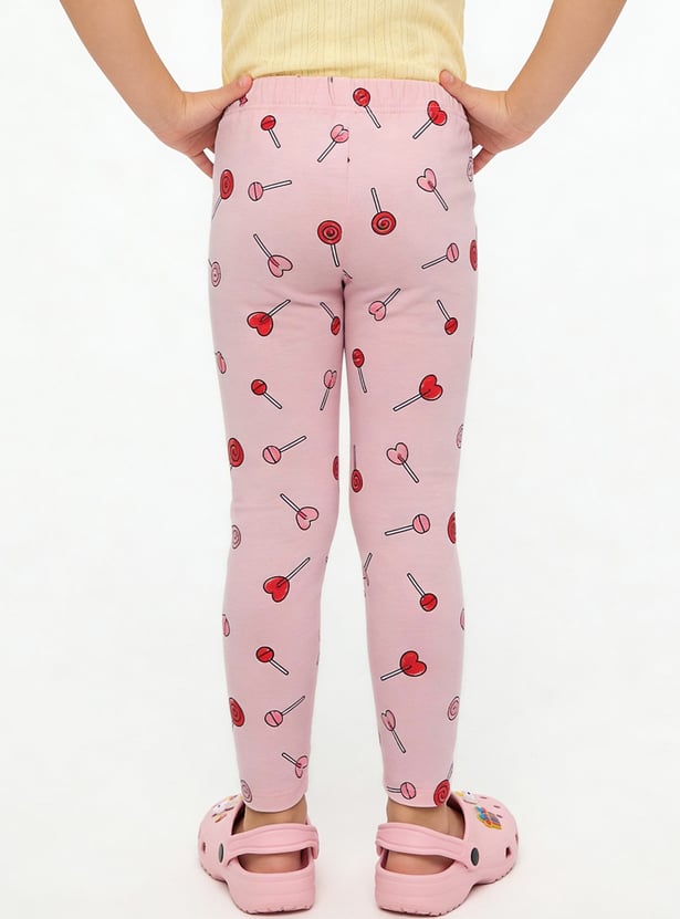 Girls Printed Leggings