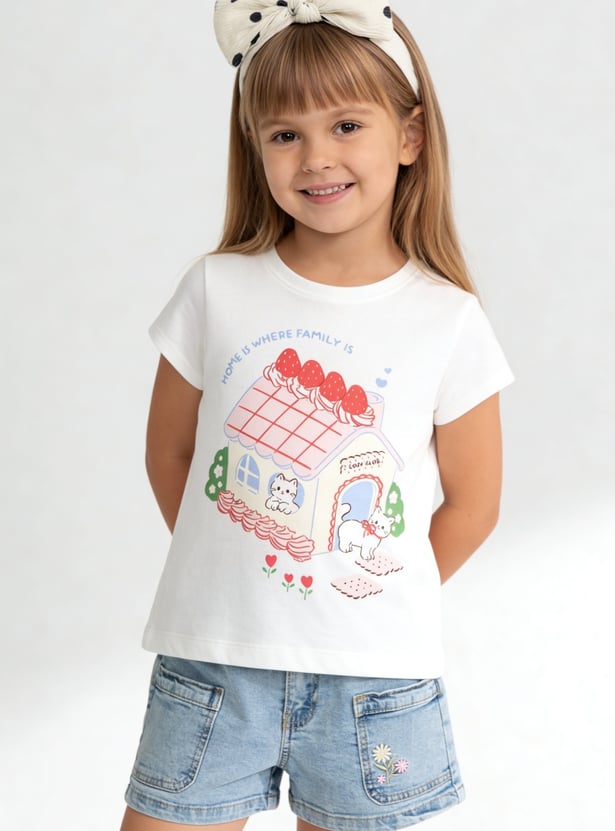 Girls Printed T-shirt