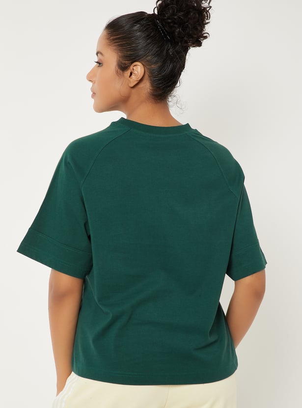 Women Embroidered Boxy T-shirt