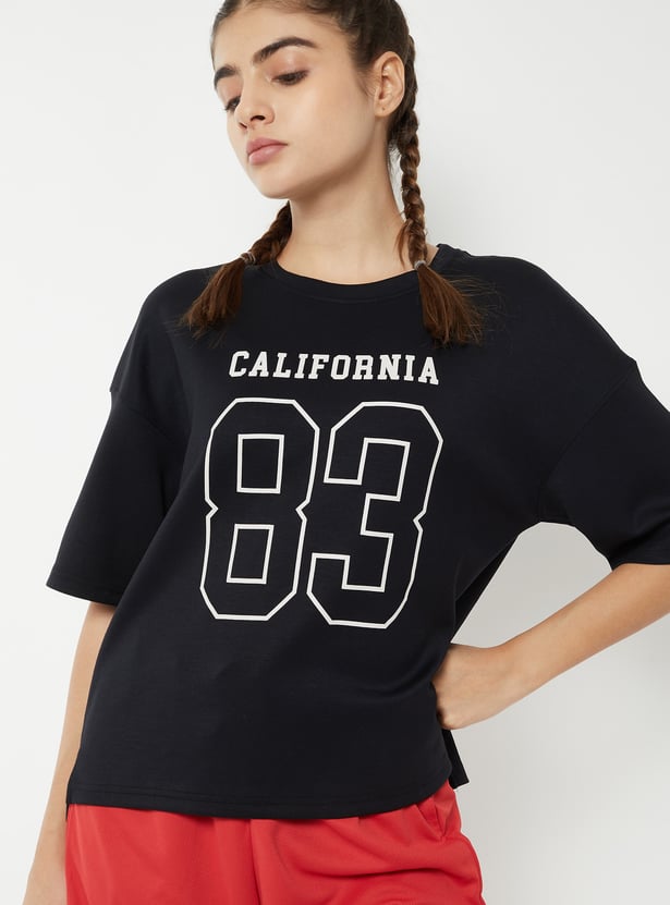 Women Typographic Print T-shirt