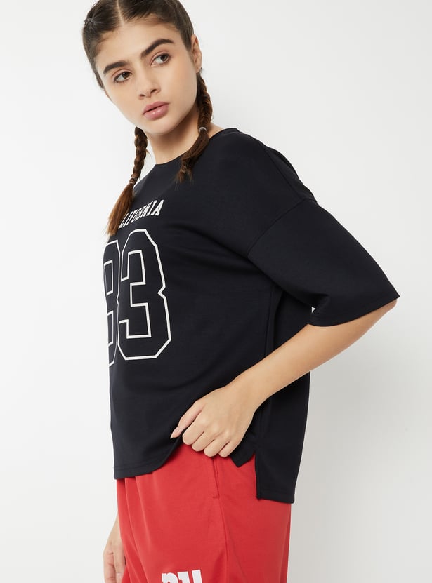 Women Typographic Print T-shirt