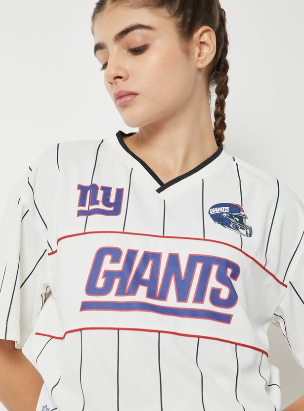 Women NFL Printed Boxy T-shirt