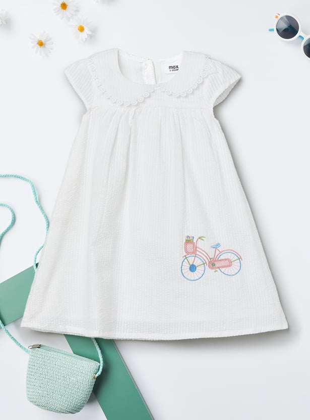 Girls Seersucker Dress