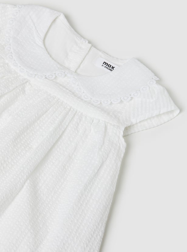 Girls Seersucker Dress