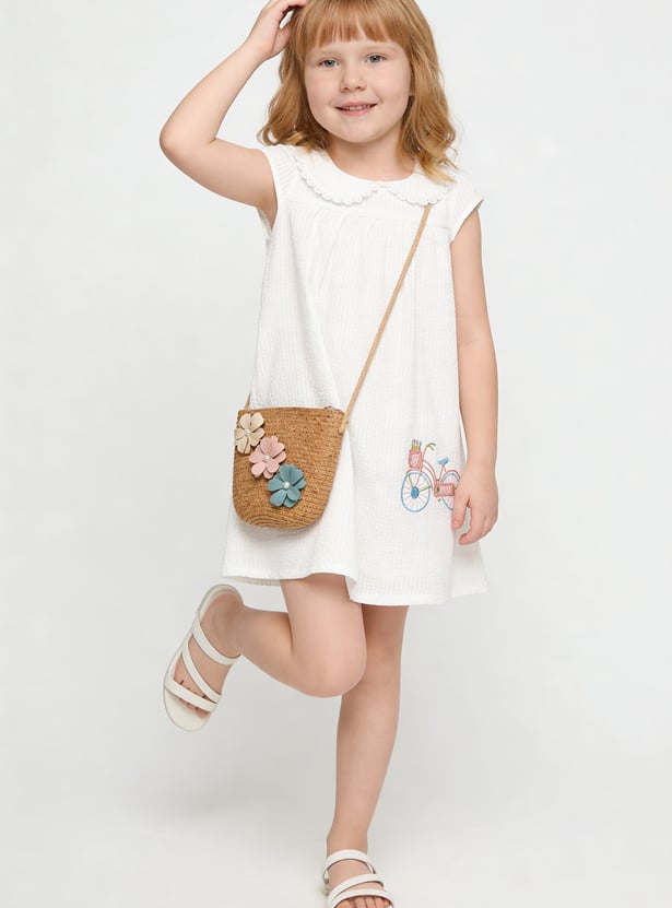 Girls Seersucker Dress