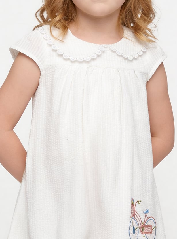 Girls Seersucker Dress