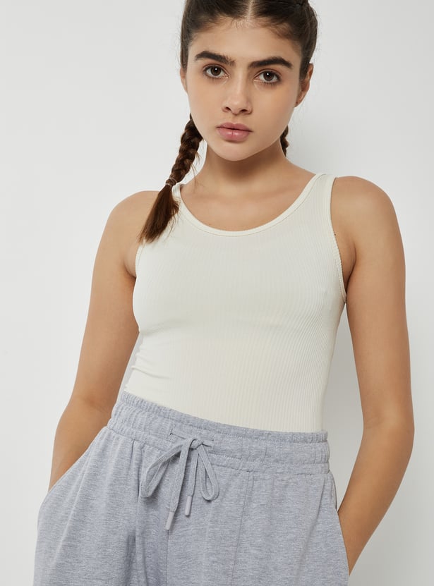 Women Ribbed Seamless Sports Tank Top