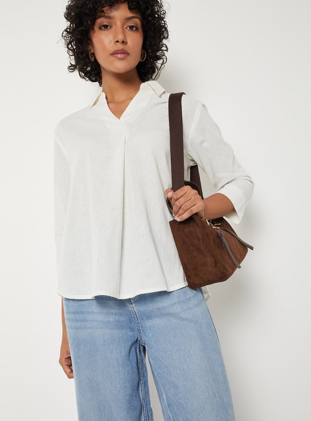 Women Solid Flared Tunic