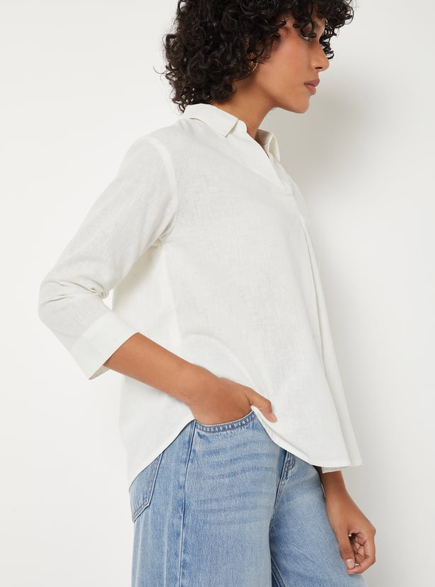 Women Solid Flared Tunic