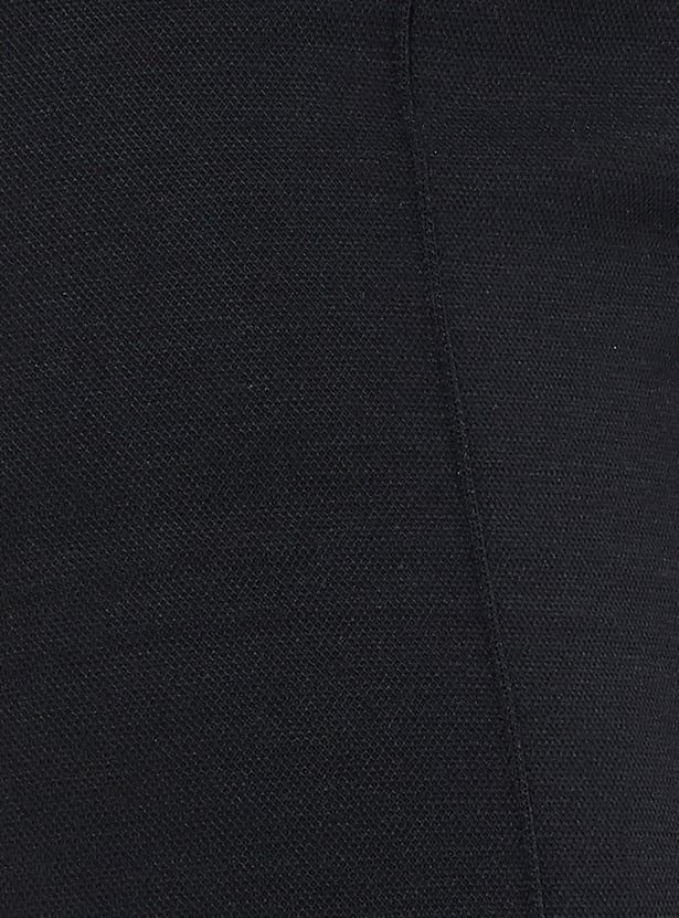 Women Panelled Flare Trousers