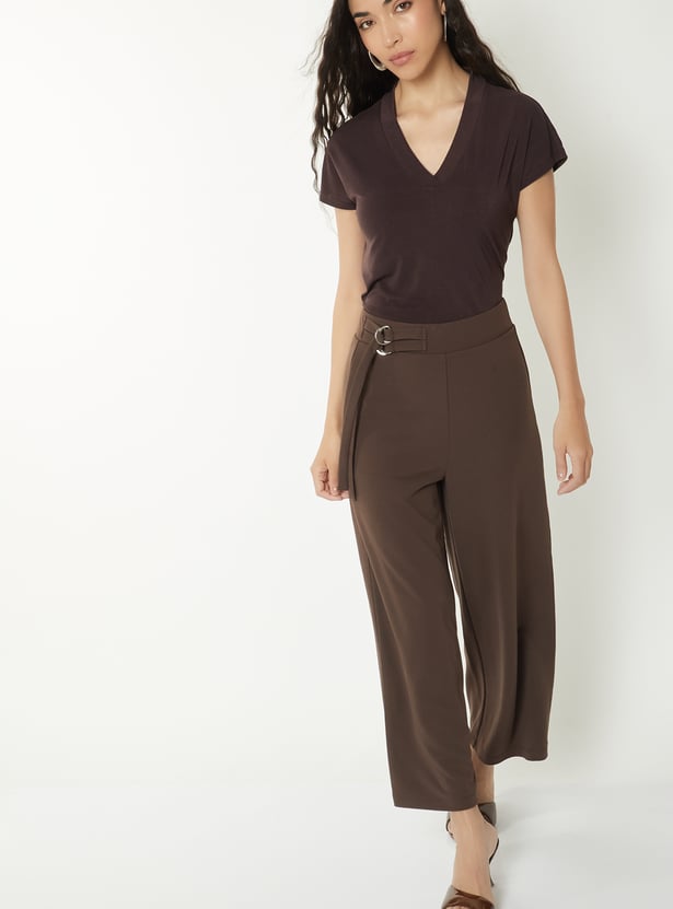 Women Solid T-shirt