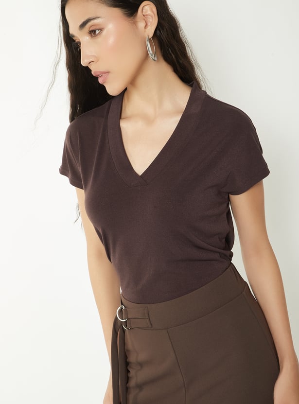 Women Solid T-shirt