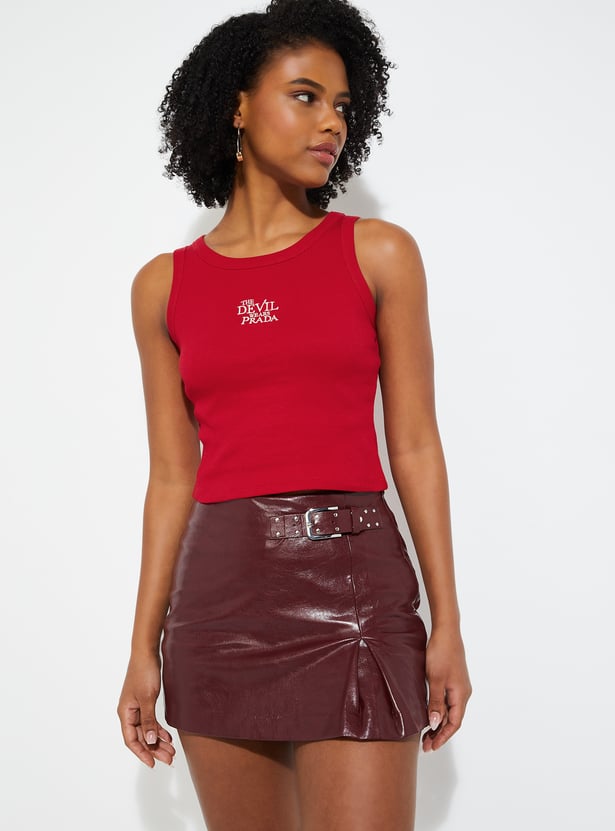 URB_N Women The Devil Wears Prada Slim Fit Tank Top