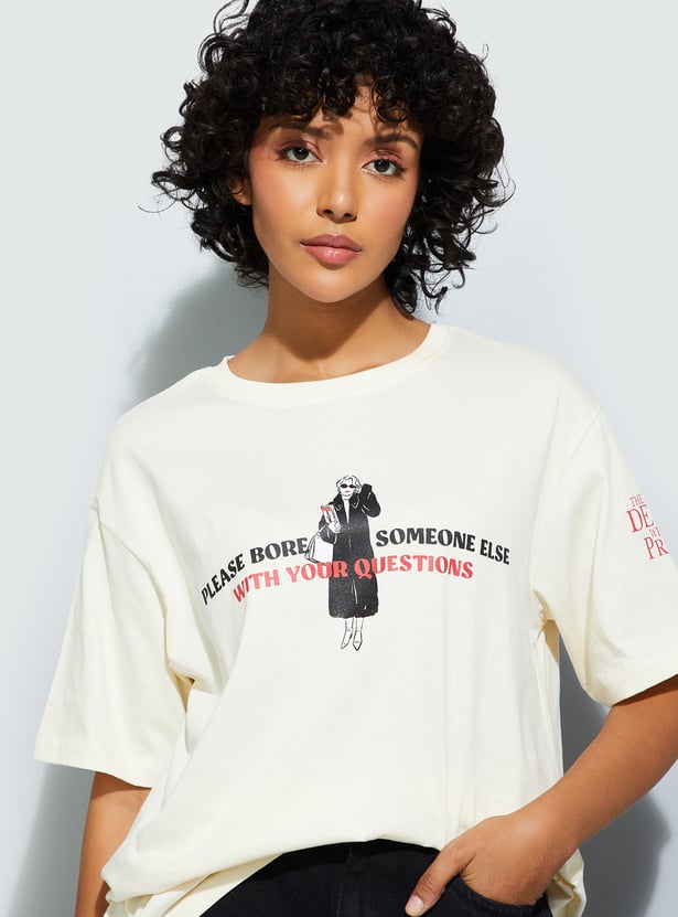 URB_N Women The Devil Wears Prada Oversized T-shirt