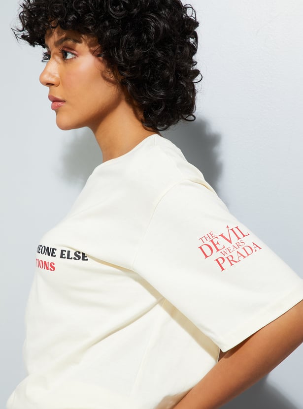 URB_N Women The Devil Wears Prada Oversized T-shirt
