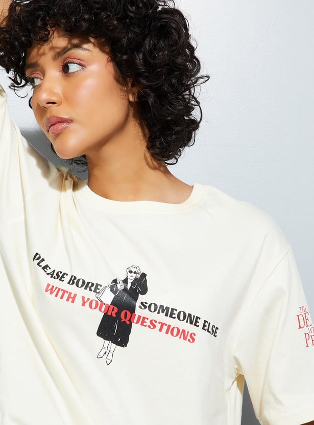 URB_N Women The Devil Wears Prada Oversized T-shirt