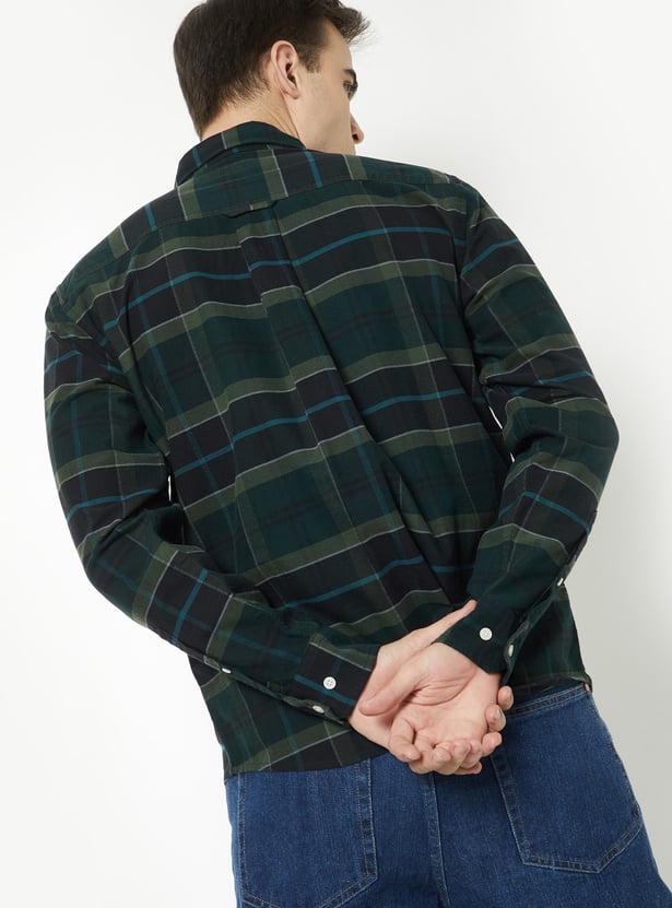 Men Checked Regular Fit Shirt