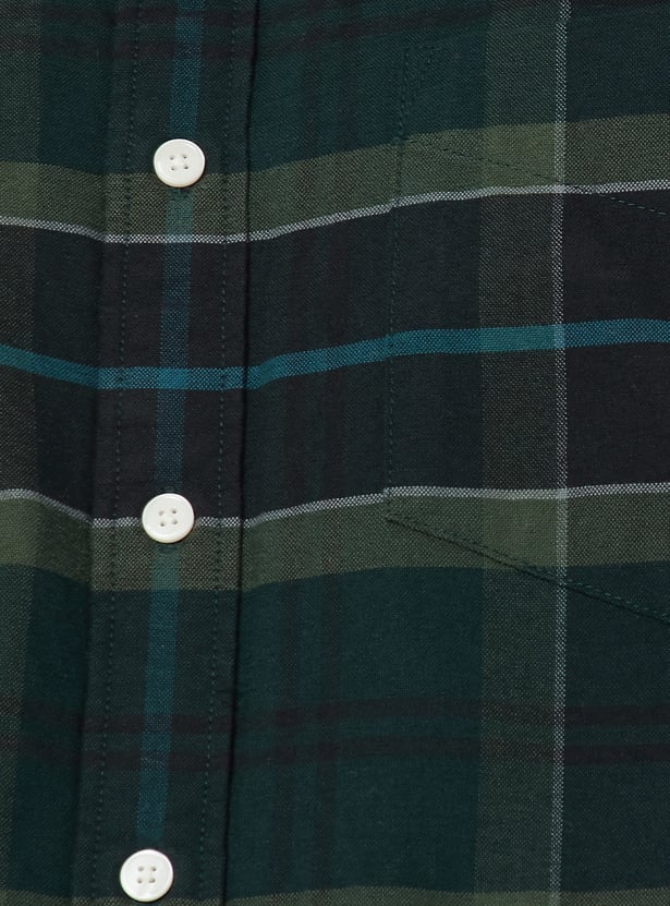 Men Checked Regular Fit Shirt