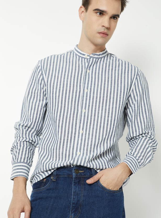 Men Striped Regular Fit Shirt