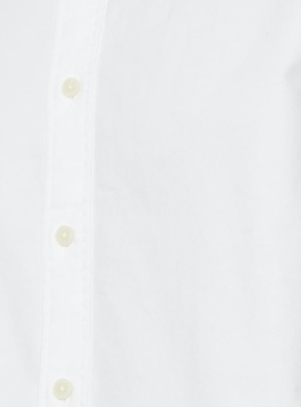 Men Solid Regular Fit Shirt