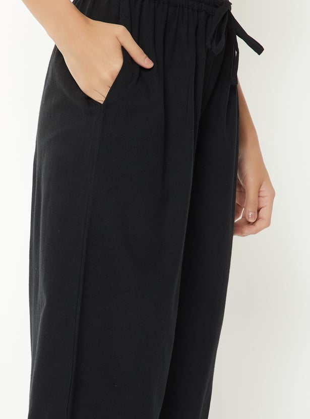 Women Schiffli Hem Palazzos