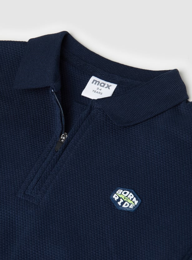 Boys Knit Polo T-shirt