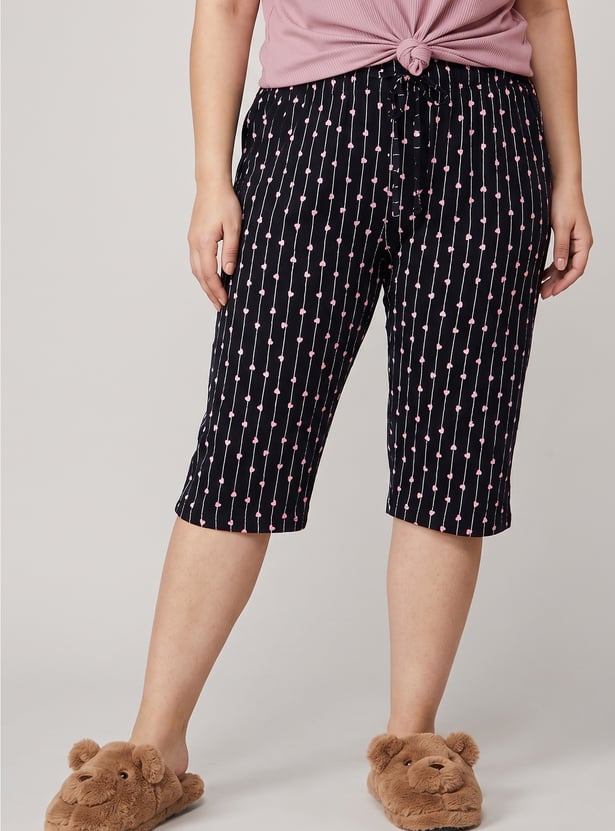 Women Printed Capris