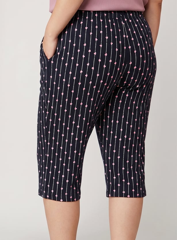 Women Printed Capris