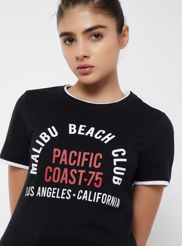 Women Printed Sports T-shirt