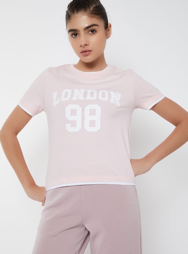 Women Printed Sports T-shirt