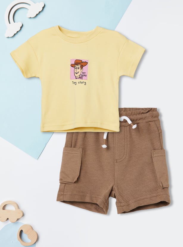 Boys Character Print Shorts - Pack of 2