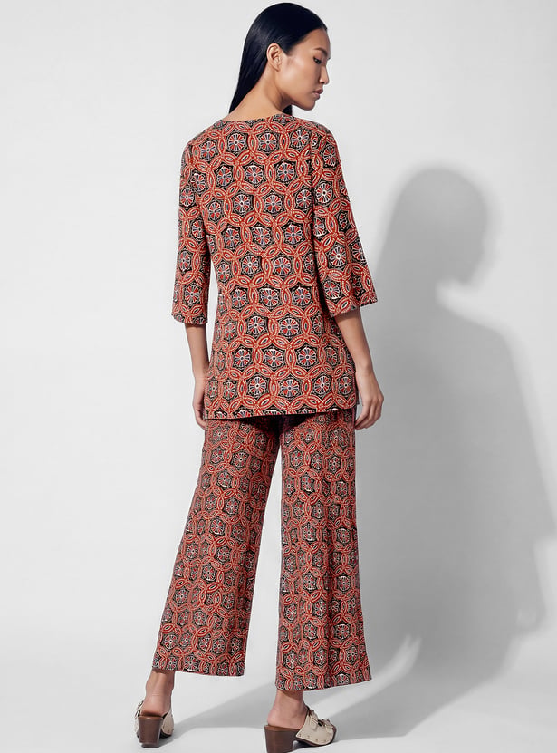 Women Printed Straight Kurti