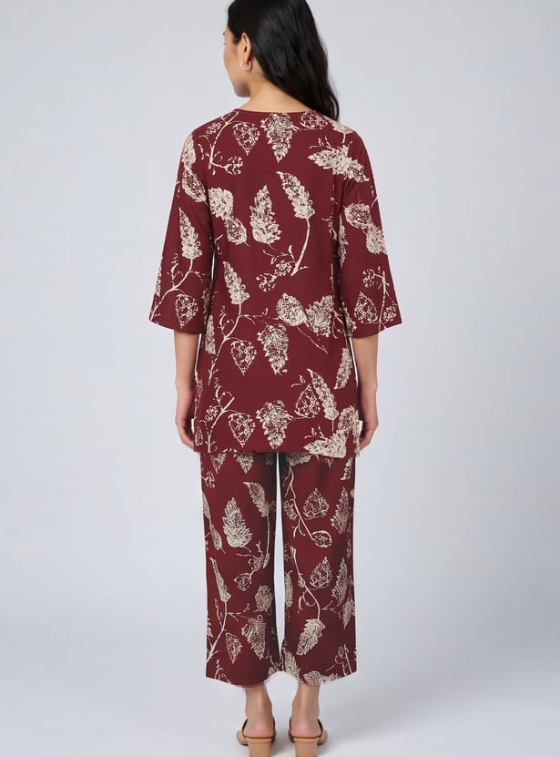 Women Printed Straight Kurta Set