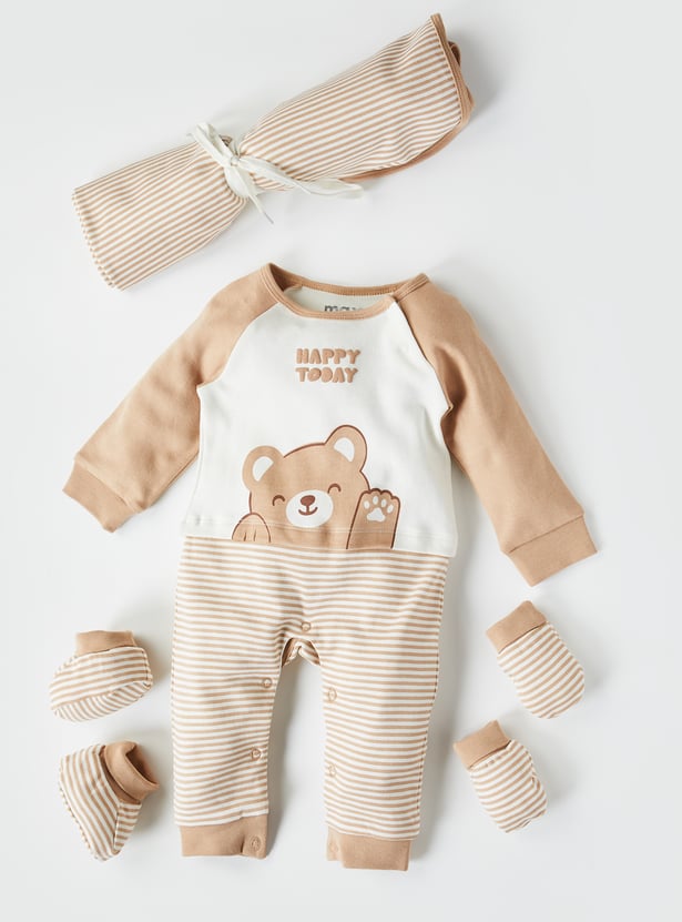 Infant Boys Printed Clothing Gift Set - Pack of 7