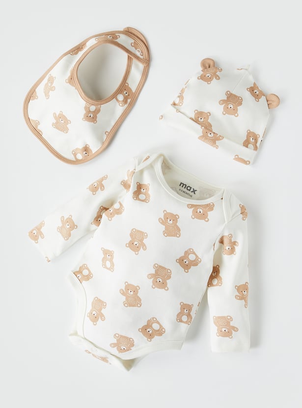 Infant Boys Printed Clothing Gift Set - Pack of 7