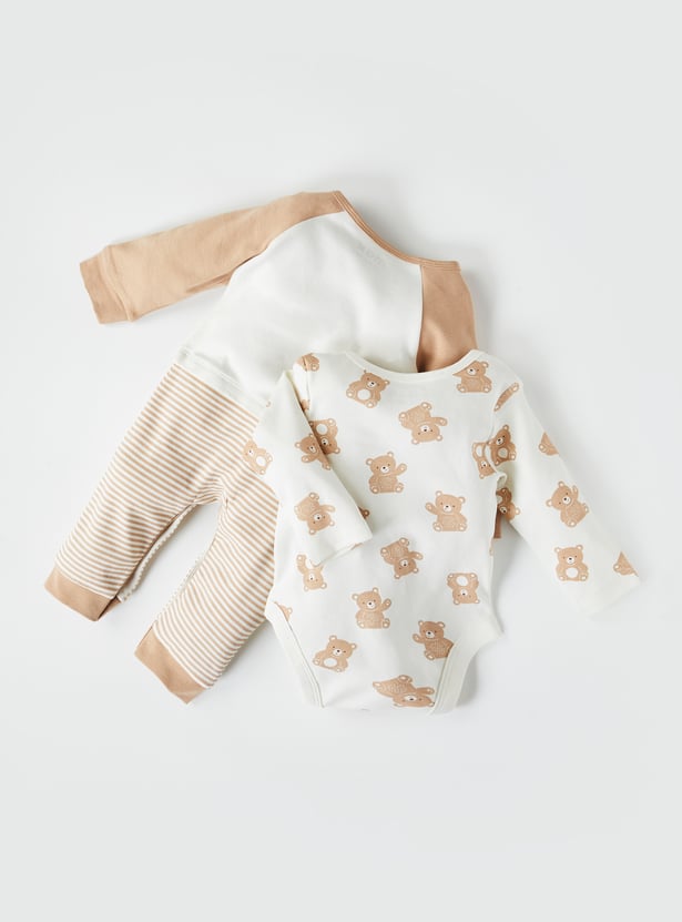 Infant Boys Printed Clothing Gift Set - Pack of 7